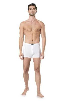 Pierre Cardin - 5 Adet %100 Pamuklu Penye Beyaz Erkek Boxer