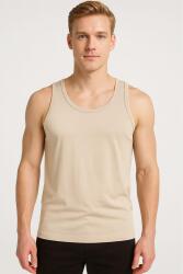 5 Adet Görünmez Atlet Erkek Taş Rengi Ince Askılı Iz Yapmayan Pamuklu Modal Premium Atlet 