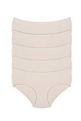 5 Adet Lazer Kesim İz Yapmayan Dikişsiz Görünmez Külot, Ağı Pamukludur - Thumbnail