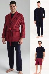 5 Parça Kutulu Damat Çeyiz Seti Bordo