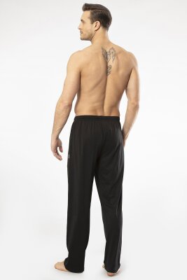 % 50 pamuk % 50 modal Erkek Tek Alt Pijama - 4