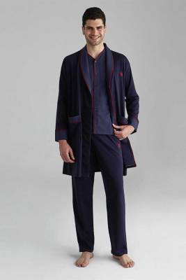 U.S. Polo Assn. - 5'li Çeyizlik Erkek Pijama Röbdoşambır Takım (1)
