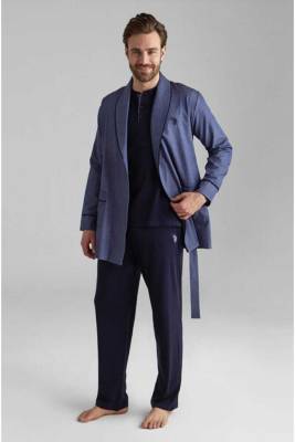 U.S. Polo Assn. - 5'li Indigo Sabahlıklı Damat Takımı (1)