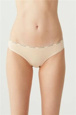 U.S. Polo Assn. - 5'li Paket Kadın Düşük Bel Slip Pamuklu Karışık Renkli (1)