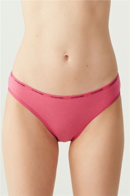 5'li Paket Kadın Düşük Bel Slip Pamuklu Karışık Renkli - 1