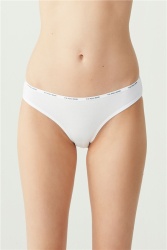 5'li Paket Kadın Düşük Bel Slip Pamuklu Karışık Renkli - 5