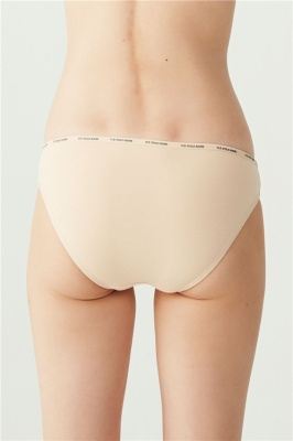 5'li Paket Kadın Düşük Bel Slip Pamuklu Karışık Renkli - 6