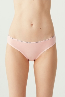 5'li Paket Kadın Düşük Bel Slip Pamuklu Karışık Renkli - 10