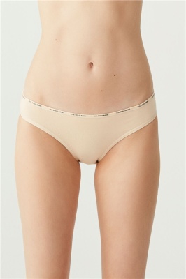 5'li Paket Kadın Düşük Bel Slip Pamuklu Karışık Renkli - 14