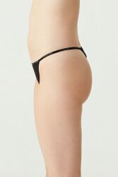 5'li Paket Siyah Beyaz Ten Karışık Renkli Kadın String - 4