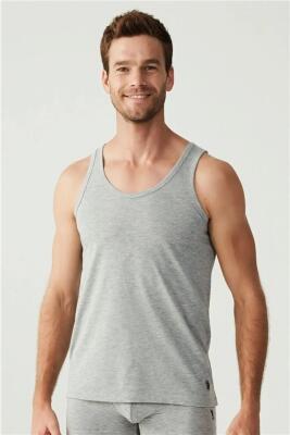 6 Adet %100 Pamuklu Erkek Atlet - 10