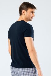 %95 Pamuk %5 Likra Bisiklet Yaka Erkek T-shirt (1)