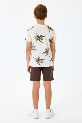 Aile Kombini Yazlık Şortlu Pijama Takımı %100 Pamuk- Ürünler Ayrı Ayrı Satılır, Kombin İçin Ayrı Ayrı Sırayla Sepete Eklenmelidir-%100 Pamuk - 3