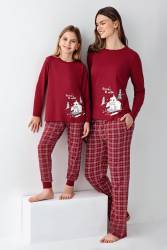 Aile Pijama Kombin, Kadın Erkek ve Çocuk Pijamalar Ayrı Ayrı Fiyatlandırılır - Thumbnail