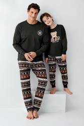 Aile Pijama Seti, her beden farklı fiyatlarda, kombin yapmak için sırayla sepete eklemlisiniz - Thumbnail