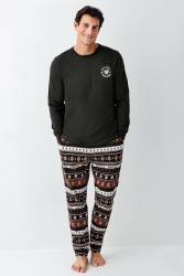 Aile Pijama Seti, her beden farklı fiyatlarda, kombin yapmak için sırayla sepete eklemlisiniz - Thumbnail