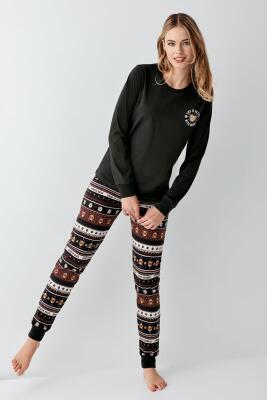 Aile Pijama Takım Kombin, Kadın Erkek ve Çocuk Pijamalar Ayrı Ayrı Fiyatlandırılır - 4