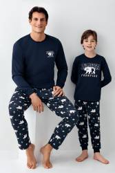 Aile Pijama Takım Kombin, Kadın Erkek ve Çocuk Pijamalar Ayrı Ayrı Fiyatlandırılır - Thumbnail