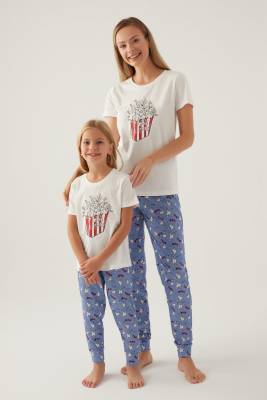 Rolypoly - Aile Pijama Takımı, Popcorn Baskılı, %100 Pamuk, (ayrı ayrı fiyatlandırılır)