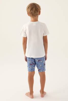 Aile Pijama Takımı, Popcorn Baskılı, %100 Pamuk, (ayrı ayrı fiyatlandırılır) - 3