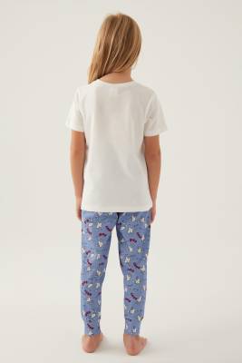 Aile Pijama Takımı, Popcorn Baskılı, %100 Pamuk, (ayrı ayrı fiyatlandırılır) - 5