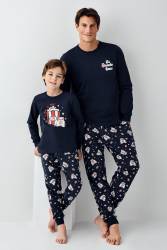 Aile Sinema Keyfi Pijama Kombin, Kadın Erkek ve Çocuk Pijamalar Ayrı Ayrı Fiyatlandırılır - Thumbnail