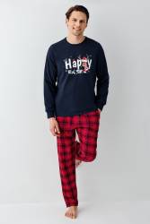 Aile Yılbaşı Pijama Kombin, Kadın Erkek ve Çocuk Pijamalar Ayrı Ayrı Fiyatlandırılır - Thumbnail