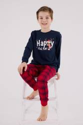 Aile Yılbaşı Pijama Seti, her beden farklı fiyatlarda, kombin yapmak için sırayla sepete eklemlisiniz - Thumbnail