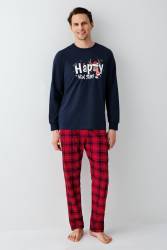 Aile Yılbaşı Pijama Seti, her beden farklı fiyatlarda, kombin yapmak için sırayla sepete eklemlisiniz - Thumbnail