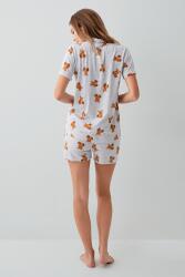 Anne Kız Ayıcık Desenli Pijama Takımı – Anne ve Çocuk Pijamaları Ayrı Ayrı Satılır - 8