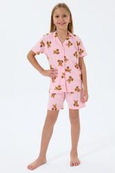 Anne Kız Ayıcık Desenli Pijama Takımı – Anne ve Çocuk Pijamaları Ayrı Ayrı Satılır - 10