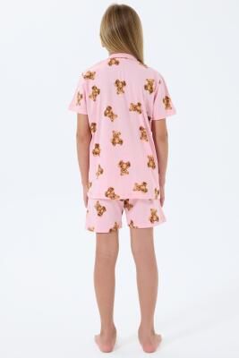 Anne Kız Ayıcık Desenli Pijama Takımı – Anne ve Çocuk Pijamaları Ayrı Ayrı Satılır - 13