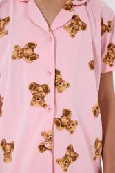 Anne Kız Ayıcık Desenli Pijama Takımı – Anne ve Çocuk Pijamaları Ayrı Ayrı Satılır - 14