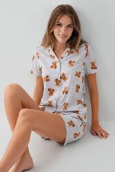 Anne Kız Ayıcık Desenli Pijama Takımı – Anne ve Çocuk Pijamaları Ayrı Ayrı Satılır - 6