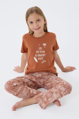 Anne Kız & Baba Oğul Pijama Kombini - Ürünler Ayrı Ayrı Satılır, Kombin İçin Ayrı Ayrı Sırayla Sepete Eklenmelidir-%100 Pamuk - 8