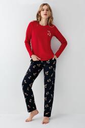 Anne Kız Geyikli Pijama Kombin, Kadın ve Çocuk Pijamalar Ayrı Ayrı Fiyatlandırılır - 13