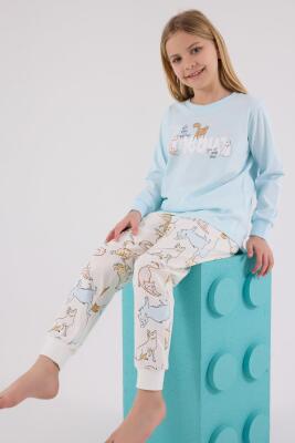 Anne Kız Kedili Pijama Kombini, Anne ve Çocuk Pijamalar Ayrı Ayrı Fiyatlandırılır - 8