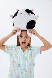 Anne Kız Pijama (Ayrı Ayrı Satılır) Takımı %100 Pamuk –  Gömlek Yaka Kısa Kollu Kombin - 5