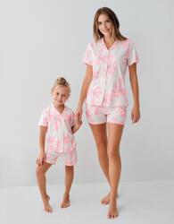 Anne Kız Pijama (Ayrı Ayrı Satılır) Takımı %100 Pamuk – Kısa Kollu Çiçekli Aile Kombini