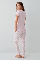 Anne Kız Pijama (Ayrı Ayrı Satılır) Takımı %100 Pamuk –  Kısa Kollu Kombin - 7