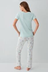Anne Kız Pijama (Ayrı Ayrı Satılır) Takımı %100 Pamuk –  Kısa Kollu Kombin - 14
