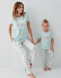 Anne Kız Pijama (Ayrı Ayrı Satılır) Takımı %100 Pamuk –  Kısa Kollu Kombin - 8