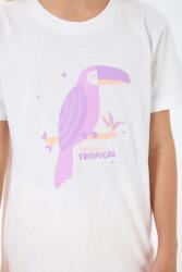 Anne Kız Pijama (Ayrı Ayrı Satılır) Takımı %100 Pamuk –  Tropikal Desenli Kısa Kollu Kombin - 12