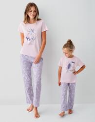 Anne Kız Pijama (Ayrı Ayrı Satılır) Takımı %100 Pamuk –  Tropikal Desenli Kısa Kollu Kombin