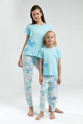 Anne Kız Pijama Kombin, Anne ve çocuk pijamalar ayrı ayrı fiyatlandırılır - Thumbnail