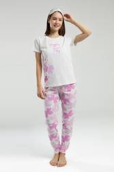 Anne Kız Pijama Kombin, Anne ve çocuk pijamalar ayrı ayrı fiyatlandırılır - Thumbnail