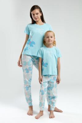 Anne Kız Pijama Kombin, Anne ve çocuk pijamalar ayrı ayrı fiyatlandırılır - 8