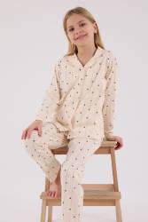 Anne Kız Pijama Kombin, Kadın ve Çocuk Pijamalar Ayrı Ayrı Fiyatlandırılır - 3