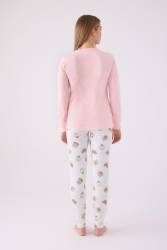 Anne Kız Pijama Kombini, Anne ve Çocuk Pijamalar Ayrı Ayrı Fiyatlandırılır - Thumbnail