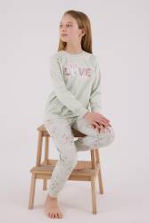 Anne Kız Pijama Kombini, Anne ve Çocuk Pijamalar Ayrı Ayrı Fiyatlandırılır - Thumbnail